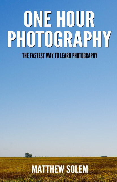 this is the cover of the book, One Hour Photography: The Fastest Way to Learn Photography